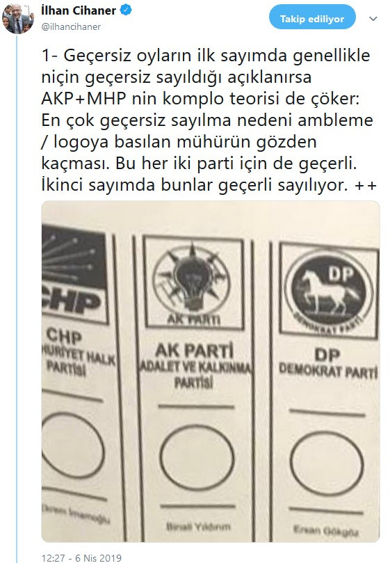 En çok hangi geçersiz oylar geçerli kabul edildi - Resim: 1