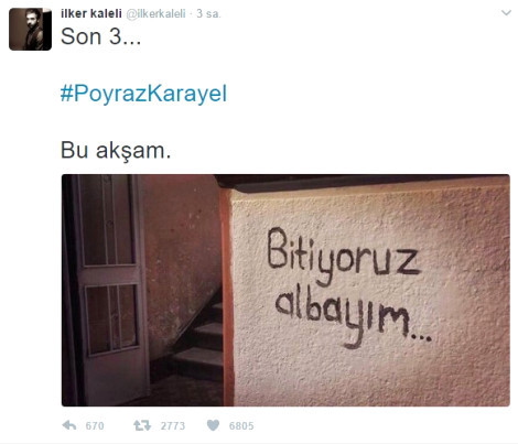 İlker Kaleli'nin Poyraz Karayel tweet'i izleyicileri bitirdi! - Resim: 1