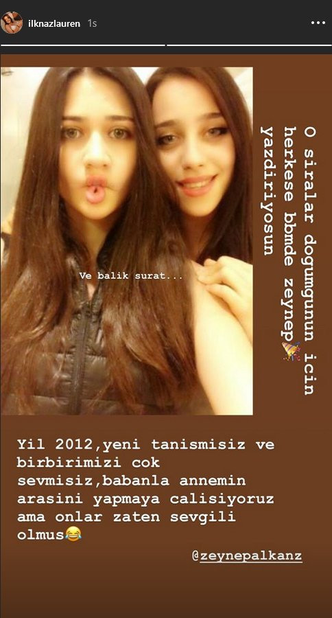 İlknaz kardeşi Zeynep’in doğum gününü kutladı - Resim: 1