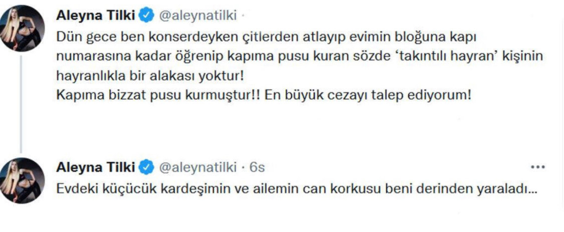 Aleyna Tilki'yi Korkutan Sapık: Ailemin Can Korkusu.. - Resim: 1