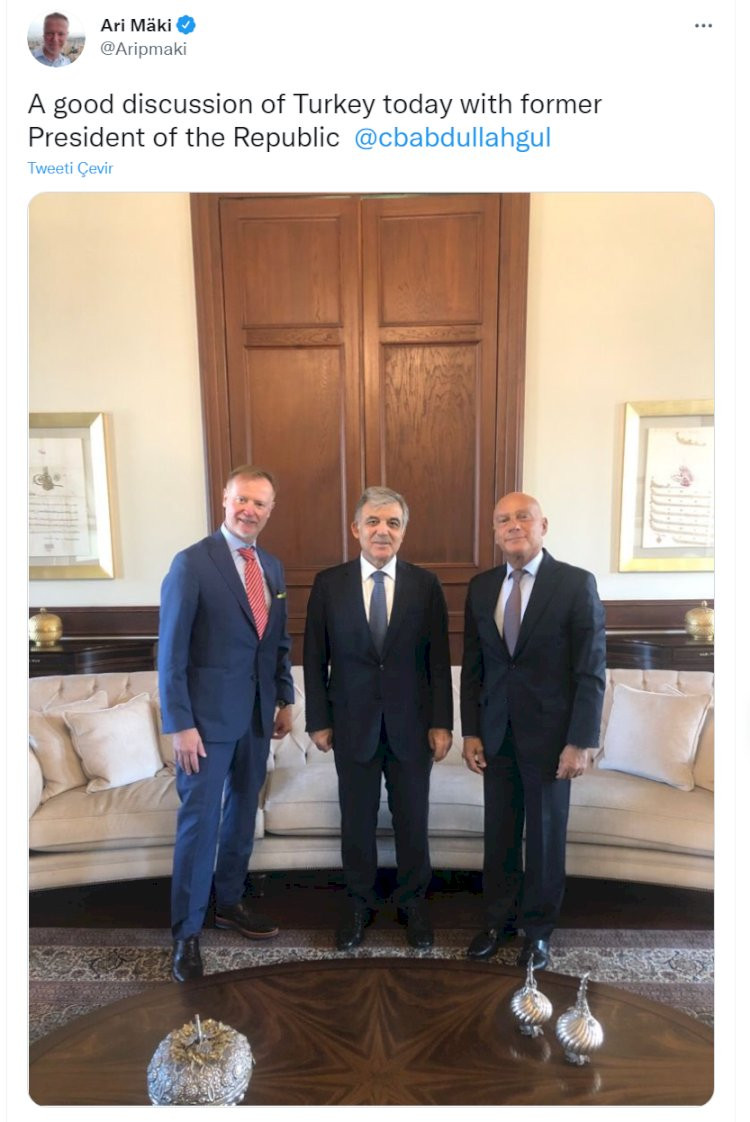 Abdullah Gül, Erdoğan'ın Sınır Dışı Etmek İstediği Büyükelçiyle Poz Verdi - Resim: 1