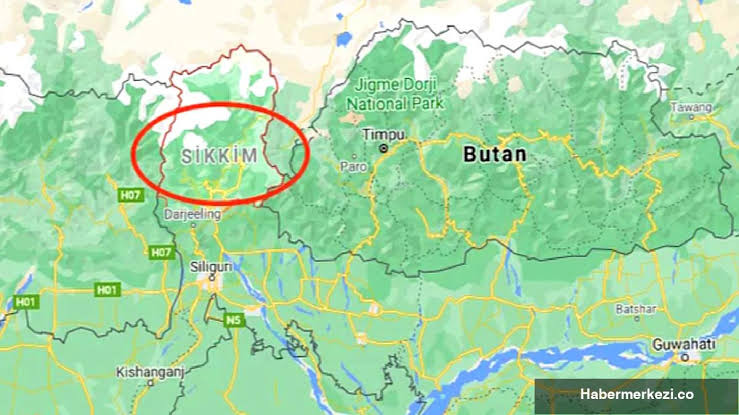 Çin ve Hindistan Askerleri Sikkim'de Çatıştı: Sikkim nerede? - Resim: 1