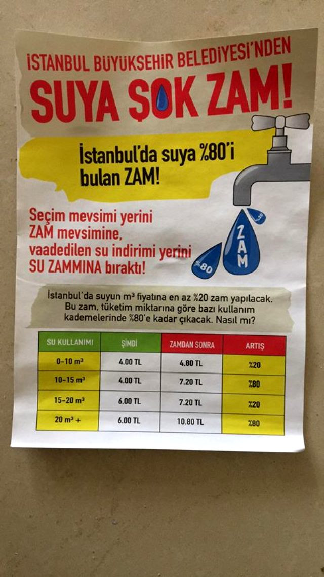 İmamoğlu'ndan suya şok zam broşürlerine tepki: Çok komik - Resim: 1