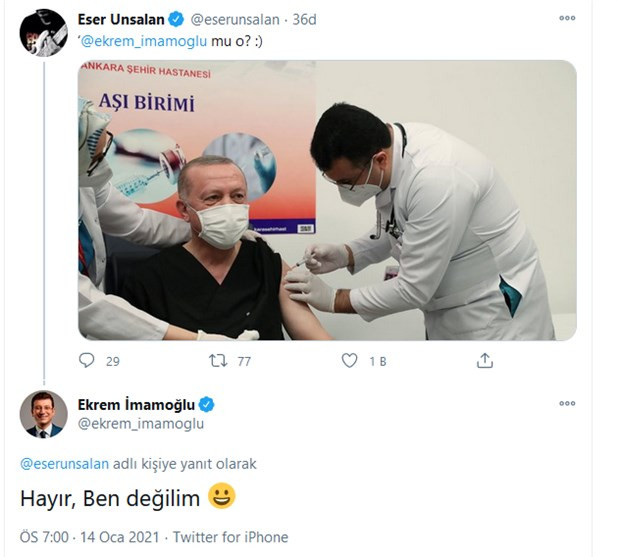 Erdoğan'a Aşı Yapan Doktor İmamoğlu muydu? - Resim: 1