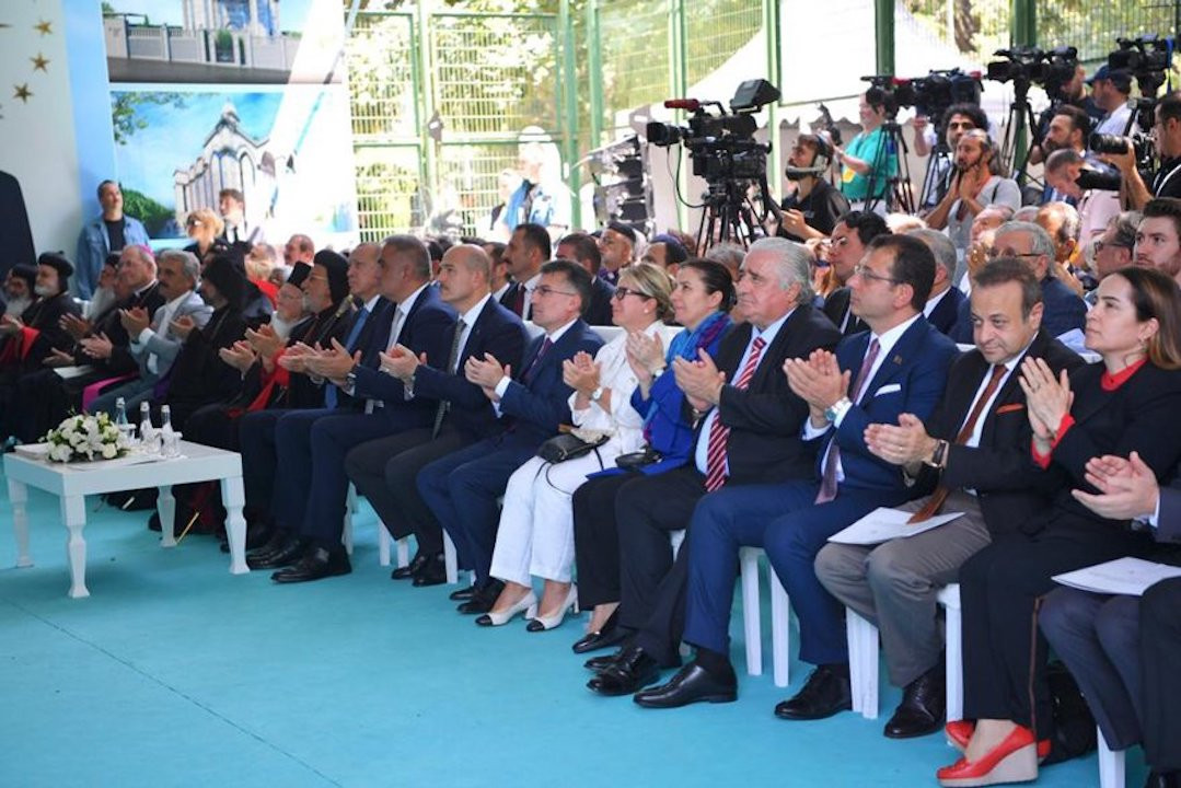 İmamoğlu ve Erdoğan temel atma törenine katıldı - Resim: 3