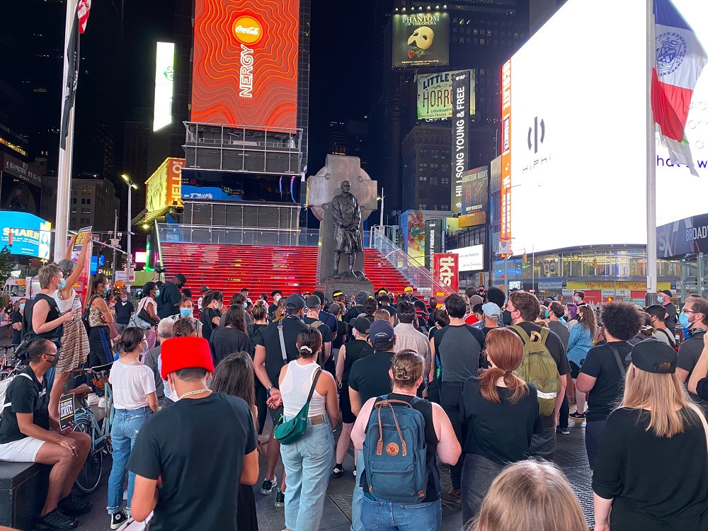 Medyafaresi.com New York'taki Black Lives Matter protestosunda - Resim: 4