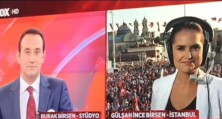 FOX Haber'de Burak Birsen eşi Gülşah İnce Birsen'e canlı bağlandı - Resim: 1