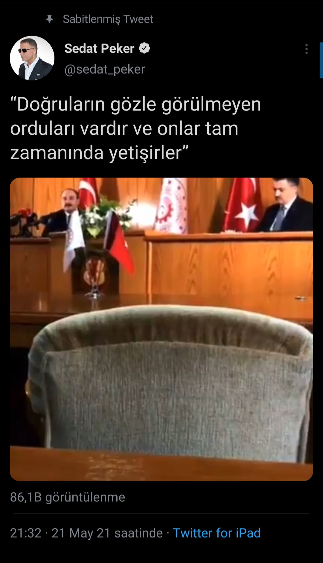 Sedat Peker'den AA Muhabirine: Doğruların Gözle Görülmeyen Orduları Vardır - Resim: 1