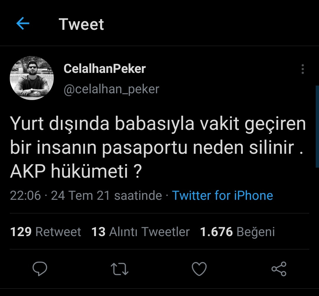 Sedat Peker'in Oğlunun Pasaportu İptal Edildi - Resim: 1