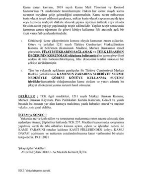 Muharrem İnce'den Merkez Bankası Başkanı Hakkında Suç Duyurusu - Resim: 1