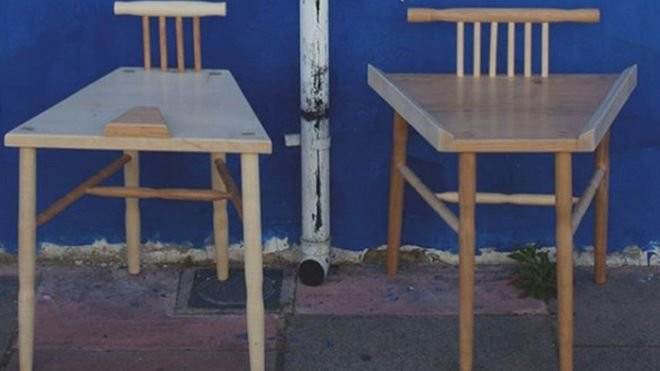 Feminist tasarımcıdan erkeklerin yayılarak oturmasını engelleyen sandalye - Resim: 1