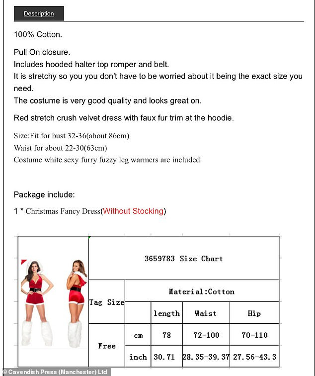 İnternetten aldığı Noel Anne kıyafeti gelince şok oldu - Resim: 2