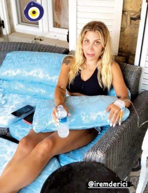 İrem Derici Çeşme Tatilinde Hastanelik Oldu - Resim: 1
