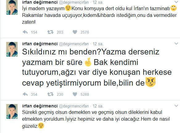 İrfan Değirmenci’den tazminat mesajı - Resim: 1