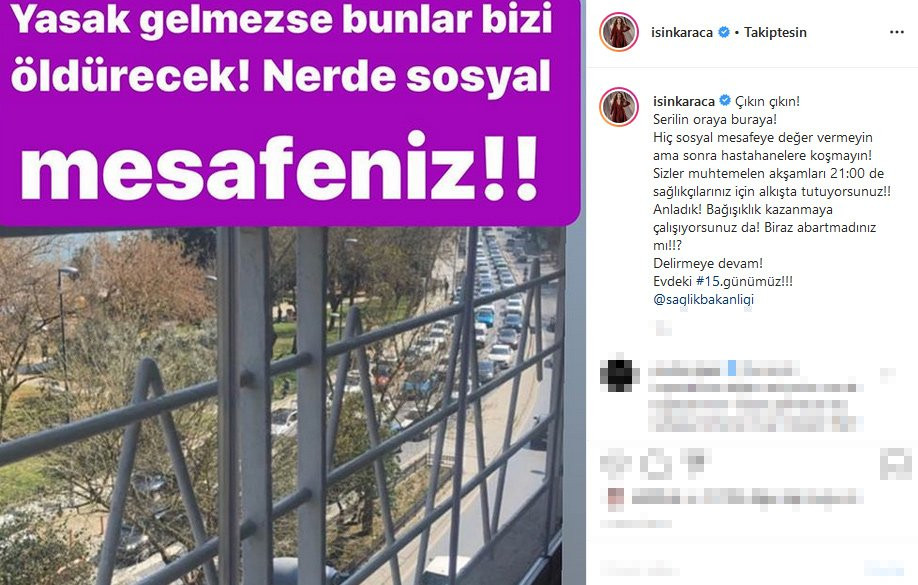 Işın Karaca: Yasak gelmezse bunlar bizi öldürecek! - Resim: 1