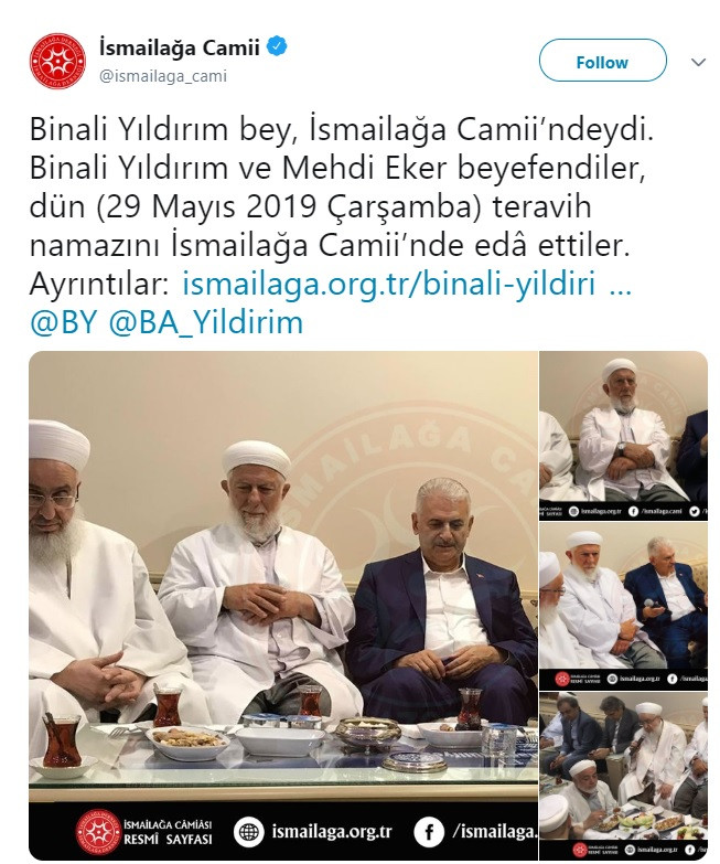 Binali Yıldırım'dan dikkat çeken İsmailağa ziyareti - Resim: 1