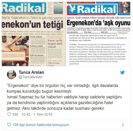 İsmail Saymaz: Ergenekon haberlerimin arkasındayım - Resim: 1