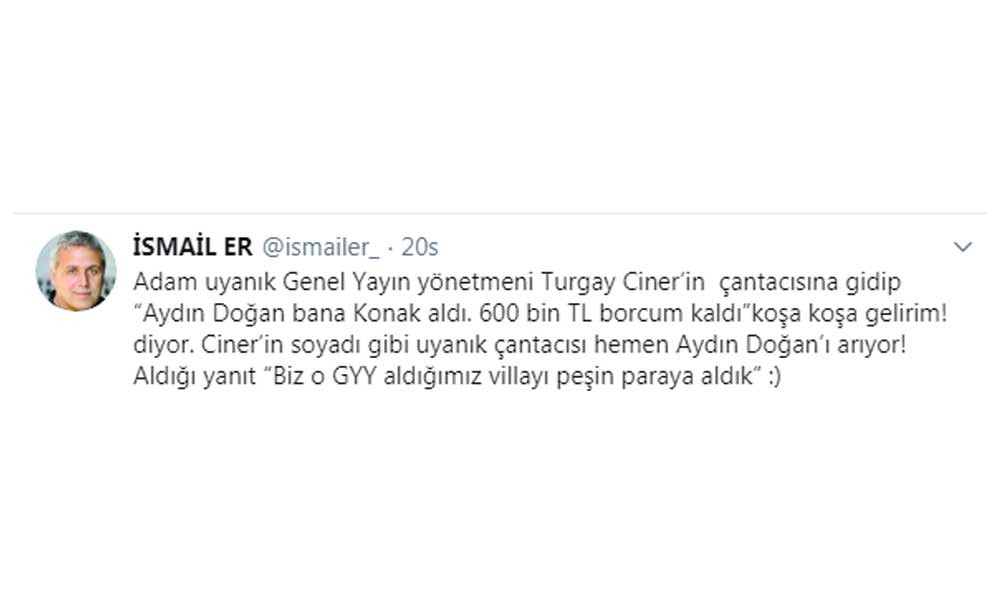 Aydın Doğan bana konak aldı, 600 bin lira borcum kaldı diyen gazeteci kim? - Resim: 1
