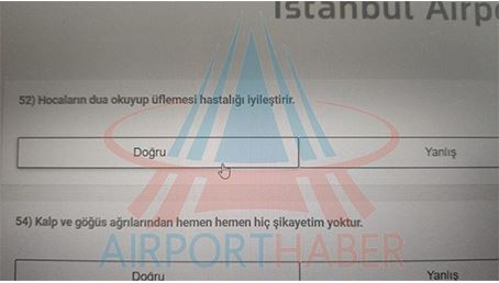 İstanbul Havalimanı'nda tepki çeken test: Hocaların üflemesi hastalığı iyileştirir - Resim: 1