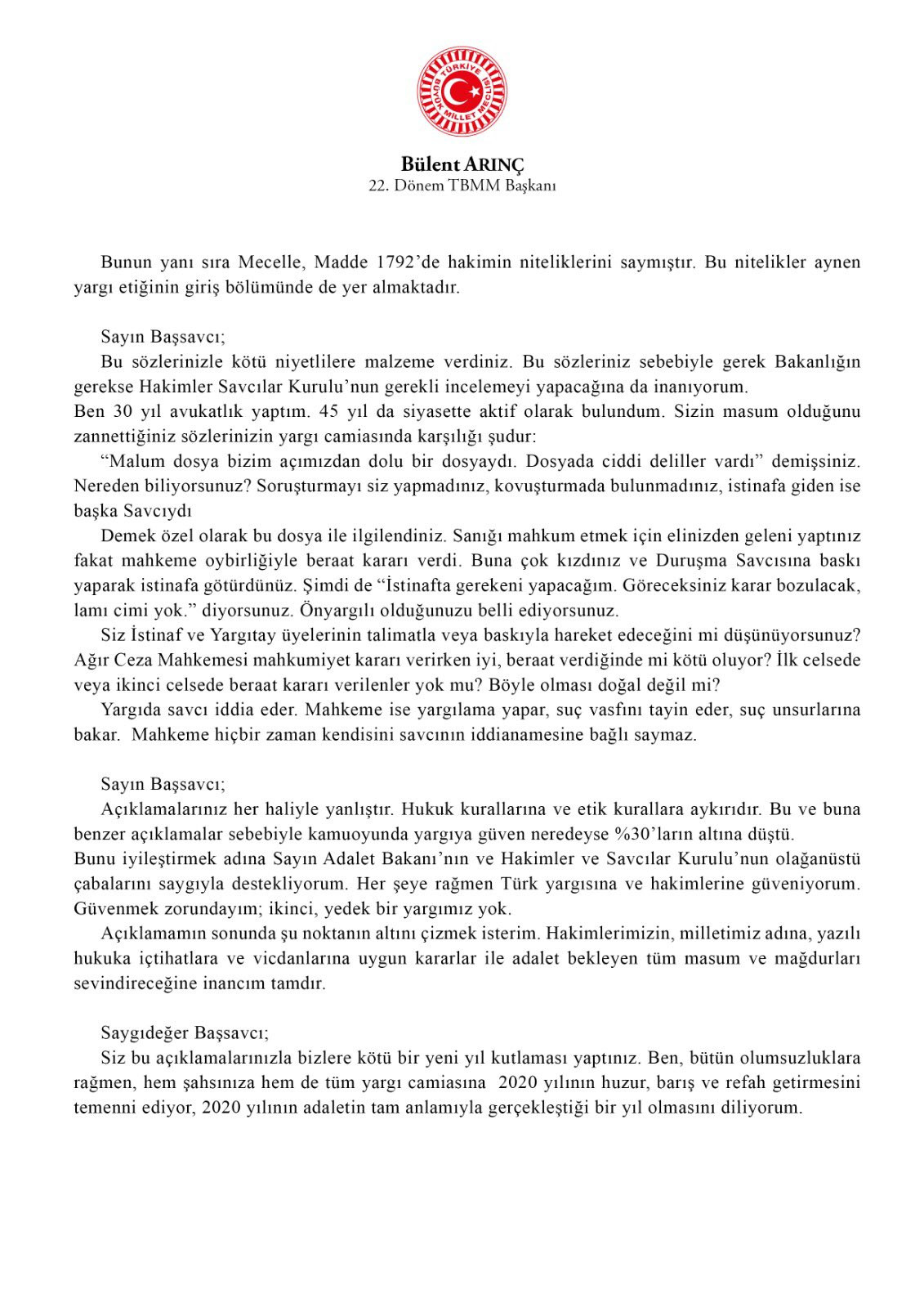 Arınç’tan Başsavcılığa gözdağı gibi damat yanıtı - Resim: 2