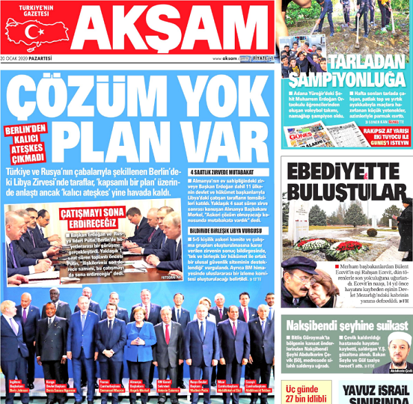 Akşam gazetesi Berlin zirvesi için ne diyeceğini şaşırdı - Resim: 2