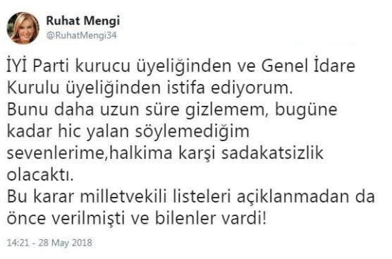 İYİ Parti'de deprem: Ruhat Mengi neden istifa etti? - Resim: 1