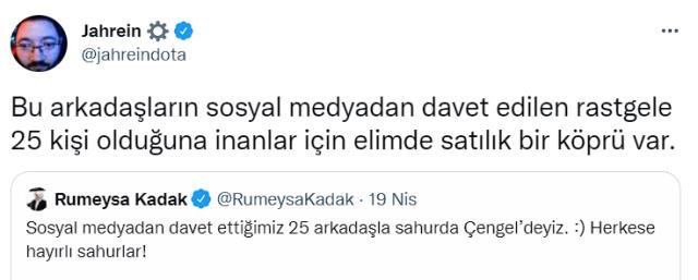 Jahrein ve AKP'li Rümeysa Kadak Birbirine Girdi: İnananlar için Elimde Satılık Köprü Var - Resim: 2