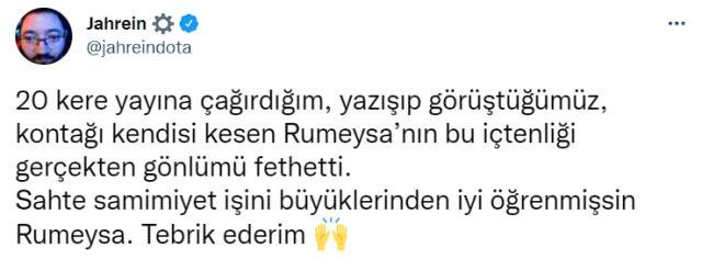 Jahrein ve AKP'li Rümeysa Kadak Birbirine Girdi: İnananlar için Elimde Satılık Köprü Var - Resim: 4