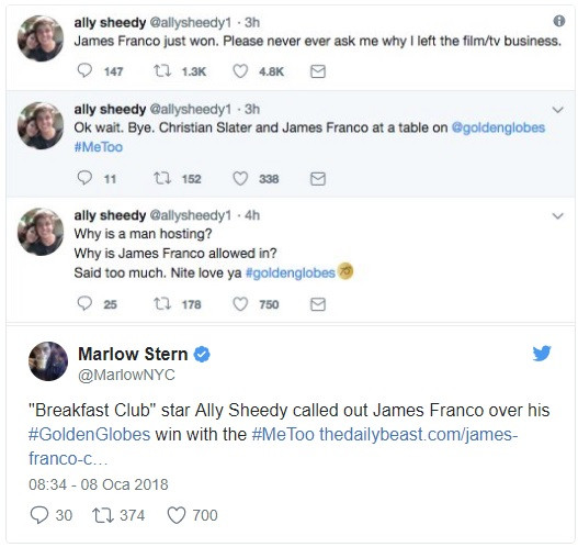 James Franco cinsel taciz suçlamalarını reddetti ama - Resim: 1