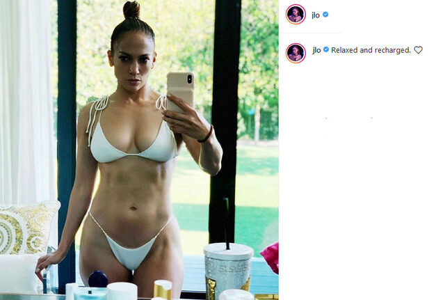 Jennifer Lopez bikinili paylaşımıyla Instagram'ı salladı - Resim: 1