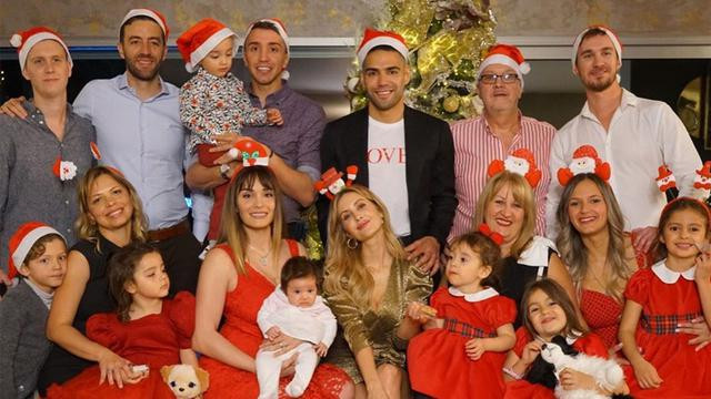 Muslera, Noel için Falcao'yu evinde ağırladı - Resim: 1