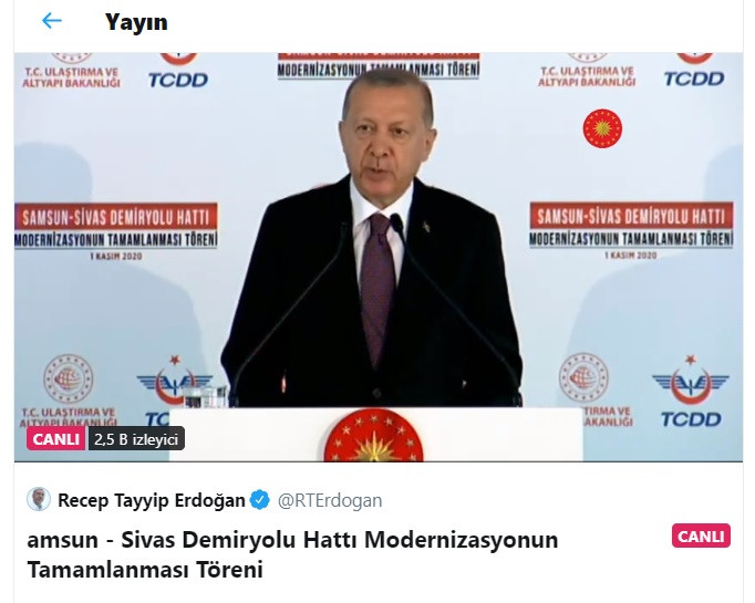 Erdoğan'ın sosyal medya ekibi Samsun'un S'sini unutunca ortalık karıştı - Resim: 1