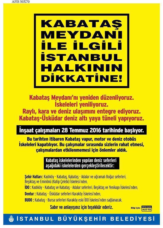 İBB'den Kabataş Çevre Düzenlemesi açıklaması! - Resim: 2