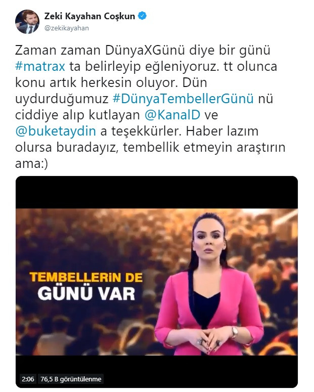 Kanal D Haber ve CNN Türk’ün Dünya Tembeller Günü skandalı! - Resim: 2