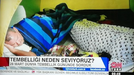 Kanal D Haber ve CNN Türk’ün Dünya Tembeller Günü skandalı! - Resim: 1