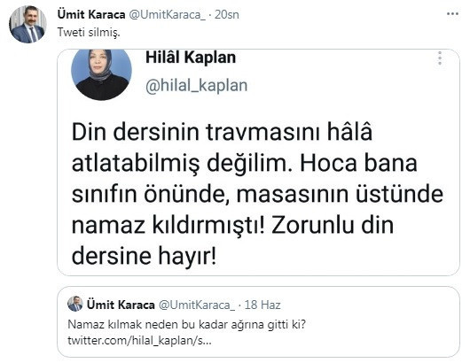 Hilal Kaplan Hangi Tweet'ini Apar Topar Sildi? - Resim: 1