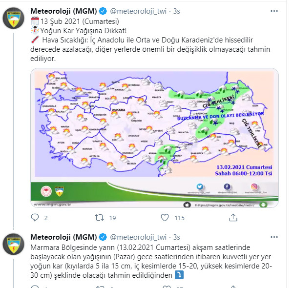 Meteoroloji: İstanbul'da Sıcaklık -3'e Düşecek - Resim: 1