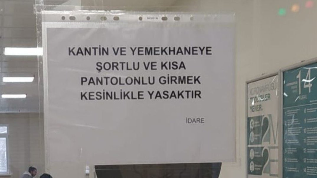 KYK Kantininde Erkek Öğrencilere Şort Yasağı! - Resim: 1