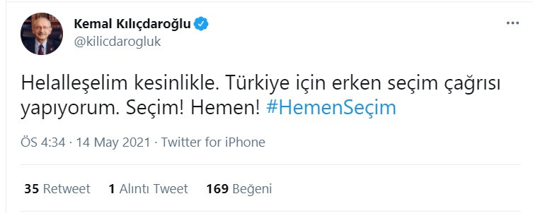 Kılıçdaroğlu'ndan Erken Seçim Çağrısı: Helalleşelim - Resim: 1