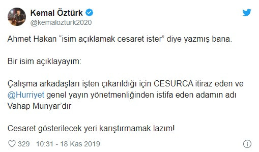 Kemal Öztürk isim açıklayıp Ahmet Hakan'ı fena vurdu - Resim: 1