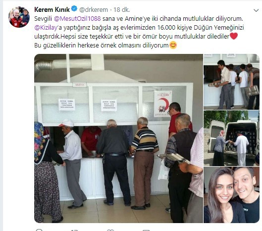 Mesut Özil'den16 bin kişiye düğün yemeği, 1000 çocuğa ameliyat yardımı - Resim: 1