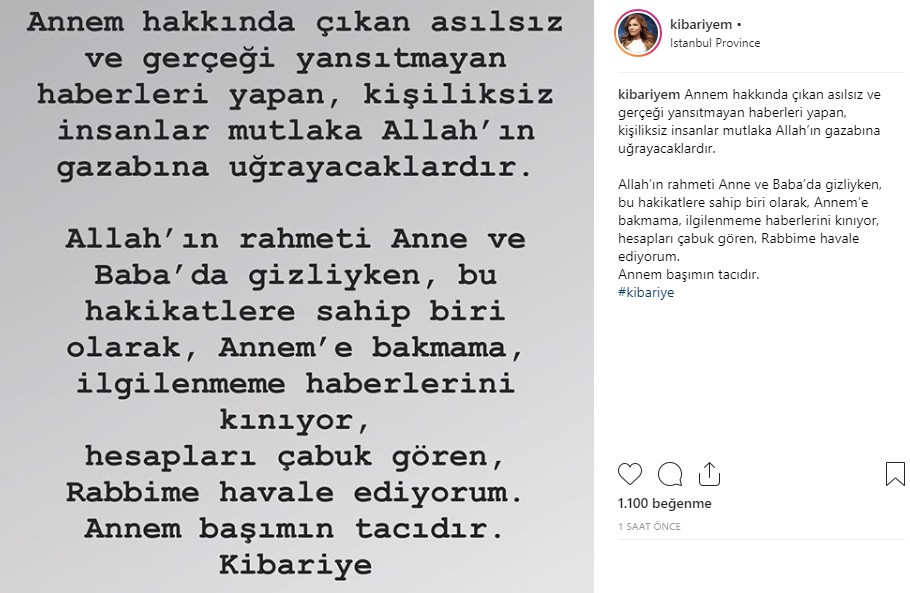 Kibariye ateş püskürdü! Annesi hakkındaki iddialara cevap verdi - Resim: 1