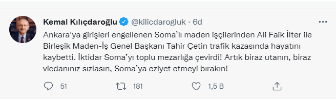 Kılıçdaroğlu'ndan Sert Sözler: İktidar Soma’yı Toplu Mezarlığa Çevirdi! - Resim: 1