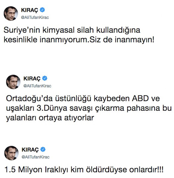 Kıraç: Suriye’nin kimyasal silah kullandığına kesinlikle inanmıyorum - Resim: 1