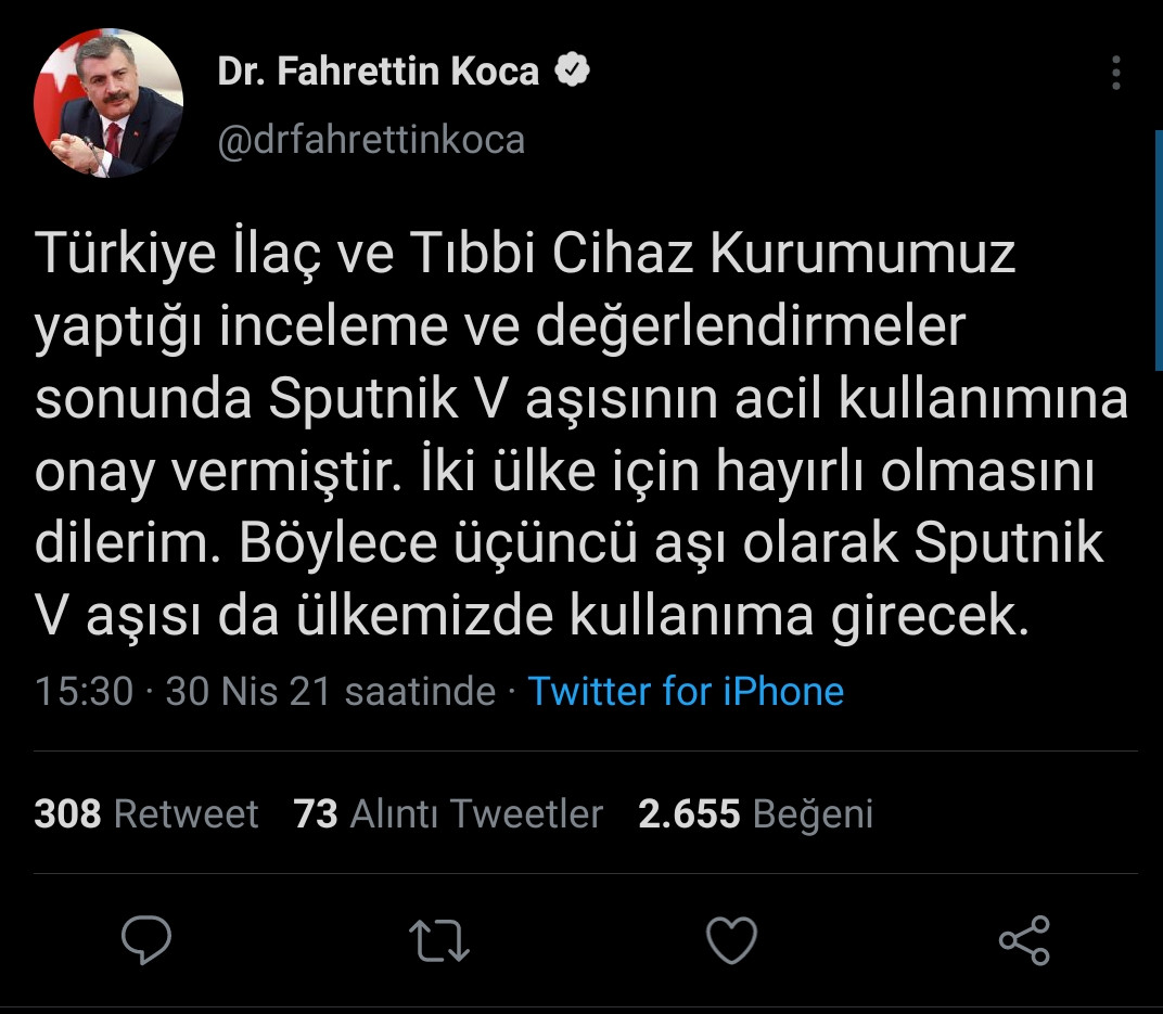 Sputnik V Aşısına Acil Kullanım Onayı Verildi - Resim: 1