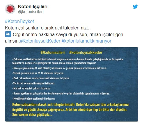 Koton mağazalarına sosyal medyada boykot çağrısı - Resim: 1