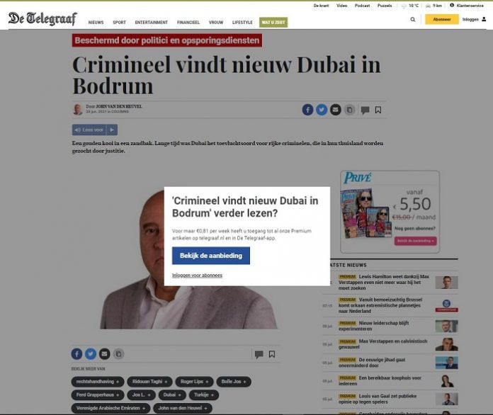 Hollanda Gazetesi İddiası: Bodrum Kaçak Suçlu Cenneti mi Oldu? - Resim: 1
