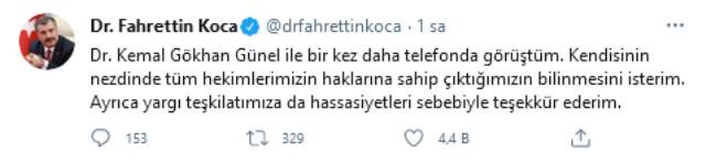Bakan Koca İfadesi İstenen Doktorla Telefonda Görüştü - Resim: 1