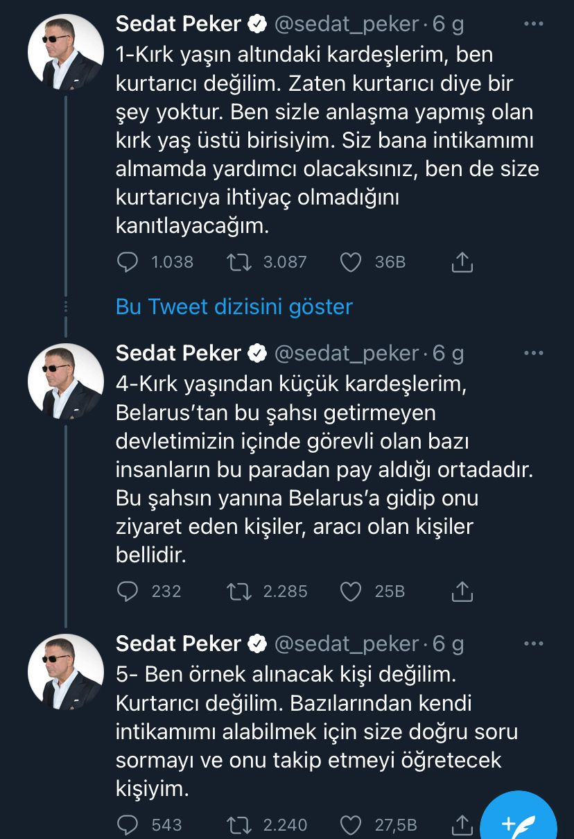 Sedat Peker Şüphesi: Tweet'leri Başkası mı Atıyor? - Resim: 2