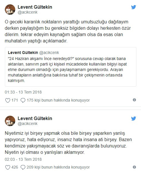 Levent Gültekin: Muharrem İnce 24 Haziran gecesi sarhoştu - Resim: 1